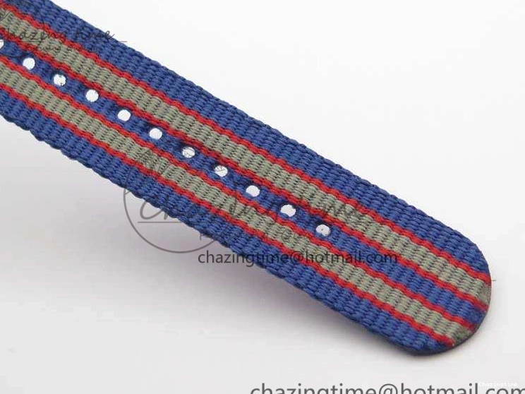 0213 FashionForward Seamaster 300M 007 SS URF 1:1 Best Edition White Dial Ceramic Bezel On Nylon Strap A2507(Free SS Bracelet) 8118